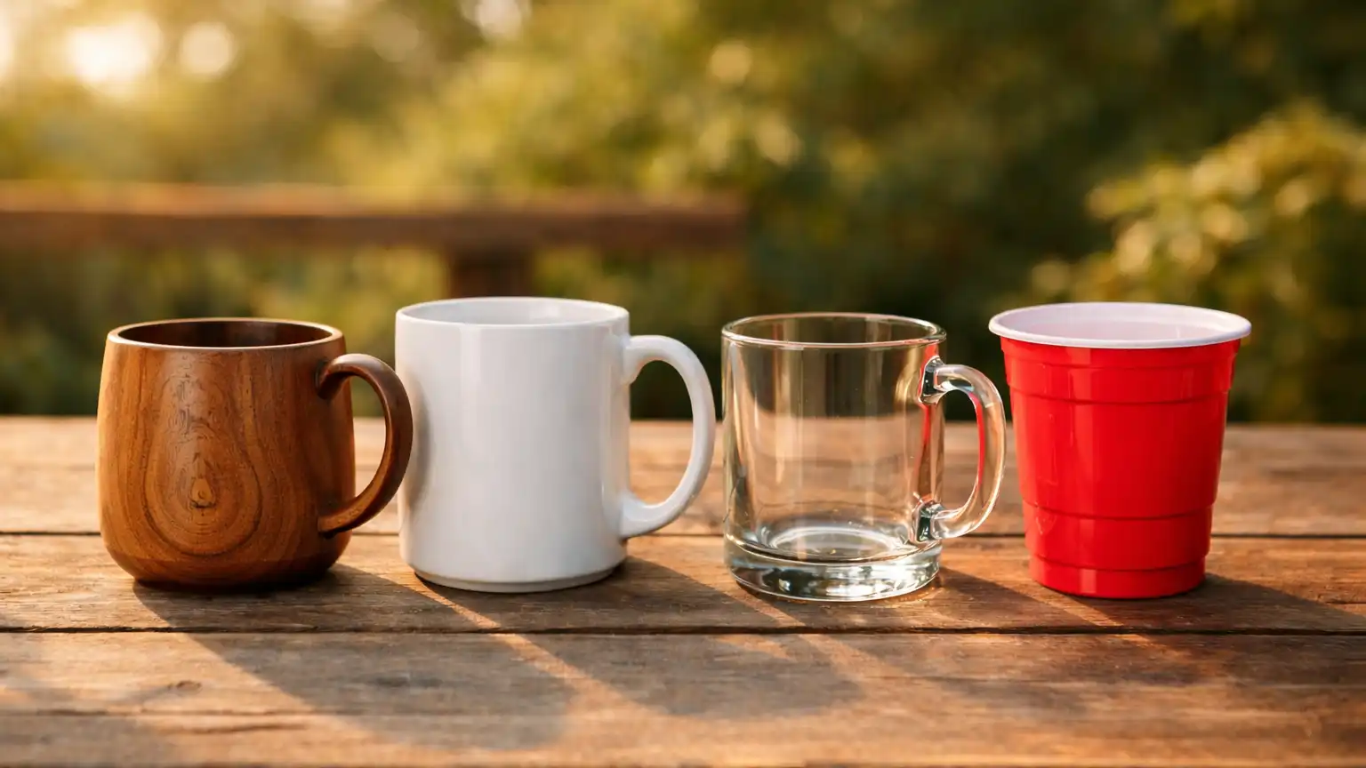 Яка чашка краща для кави — дерев'яна чашка adena.place